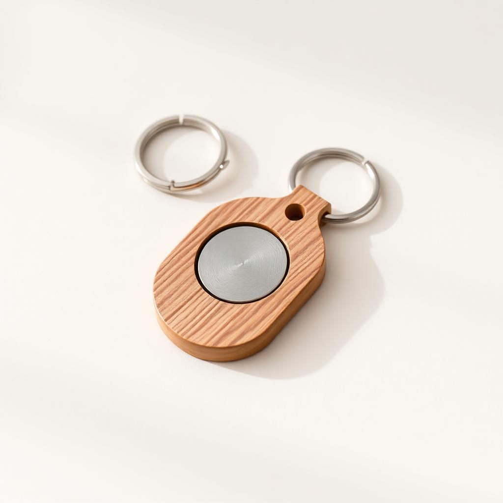 Wooden Keychain — Oak